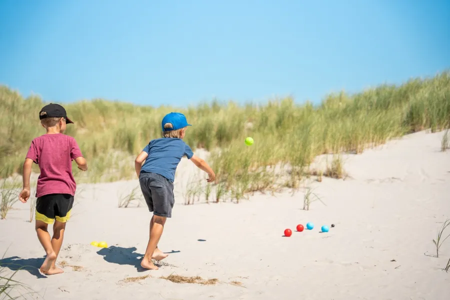 Strand bij Camping Duinoord Ameland