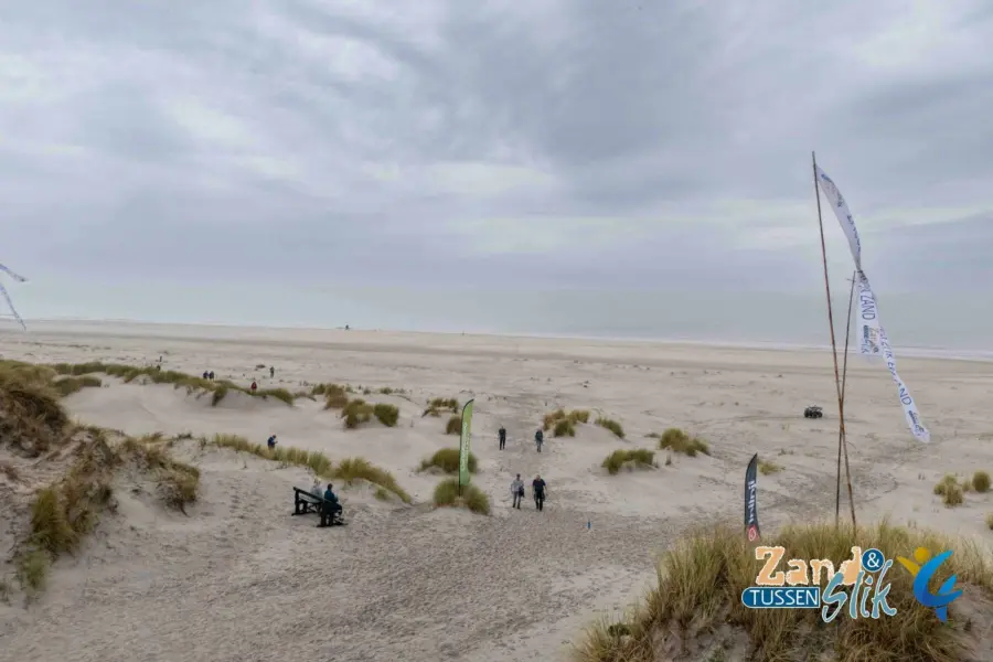 Wandelen strand evenement
